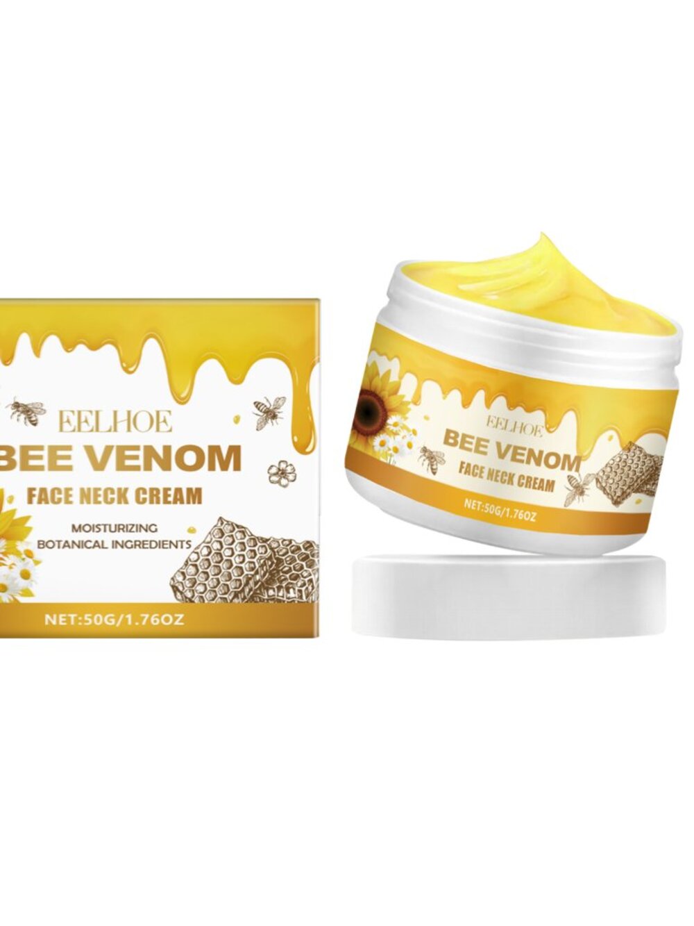 eelhoe Bee Venom Neck Cream 50g – Moisturizing